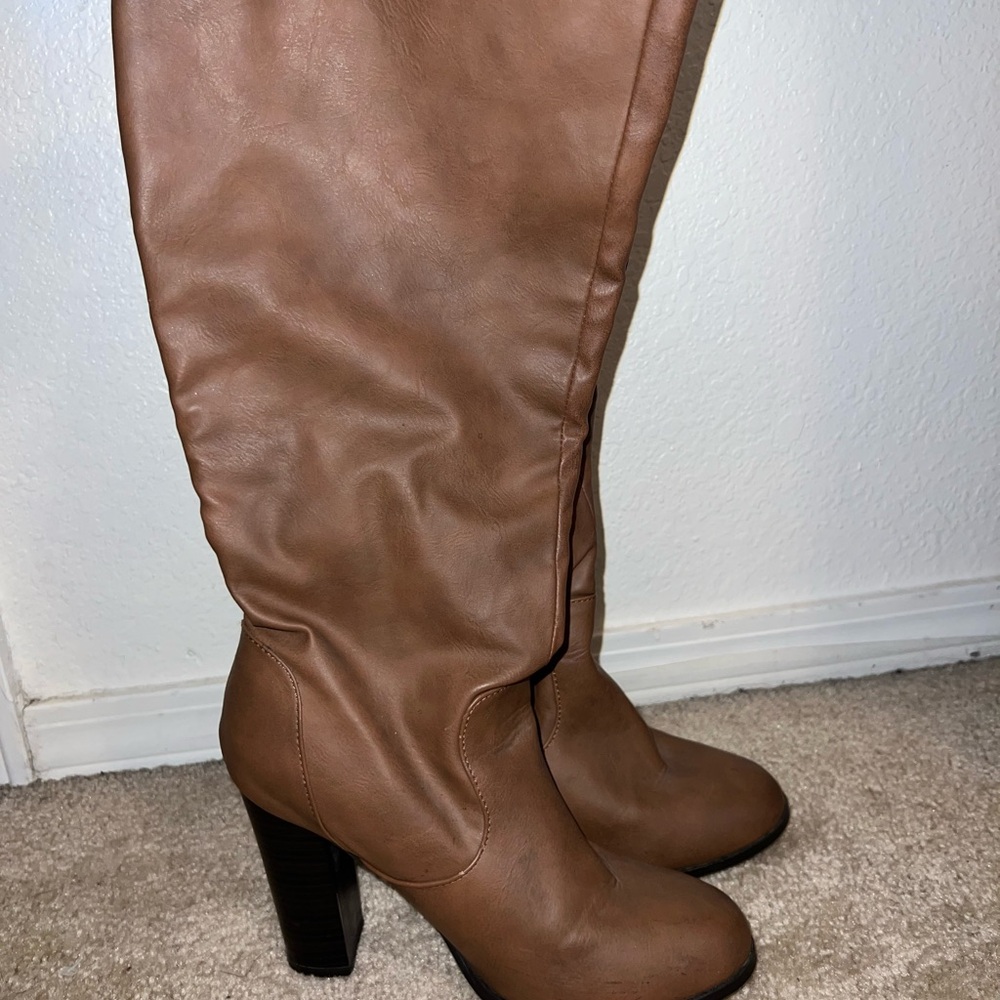 Women's Brown Leather Boots